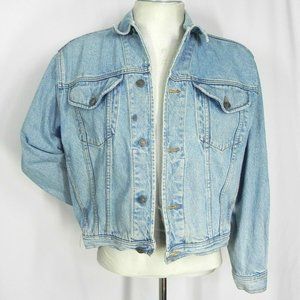 Vintage 80s 90s Tommy Hilfiger Mens M Denim Jacket